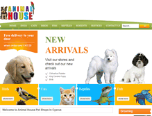 Tablet Screenshot of animalhousecy.com